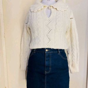Chic Cable Knit Sweater