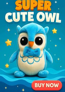 Cute Owl Plush Toy