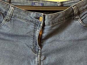Blue Denim Jeans By Wills Lifestyle