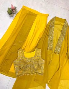 YELLOW INDOWESTRRN FOR HALDI💛