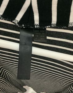 Striped Black &amp; White Cardigan