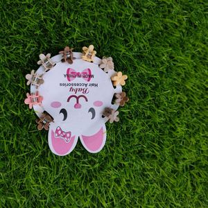 Cute Mini Hair Clips (Combo of 5 different shapes