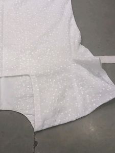 Pure White Chicken Material Dress