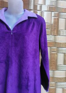 Purple Velvet Lounge Dress