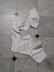 Ethnic Blouse - Mirror Work Detailing