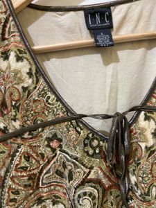 Paisley Print Top