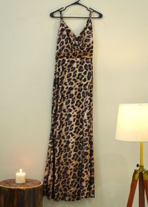 Leopard Print Maxi Dress