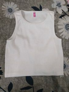 White Crop Top