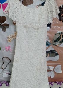 White Lace Bodycon Dress