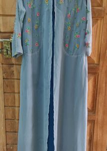 Dusty Blue Maxi Dress
