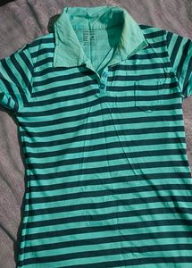 Women's Shoulder Cutting Tshirt
