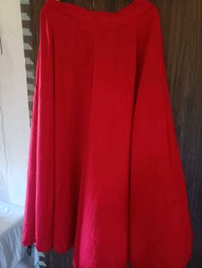 Red Flowy Palazzo