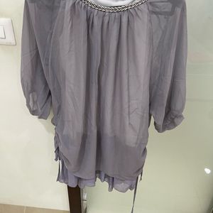 Elegant Grey Top