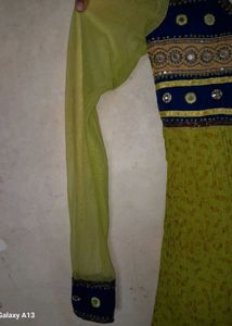 Elegant Embroidered Anarkali Dress