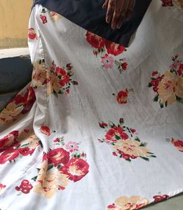 Floral Print Skirt