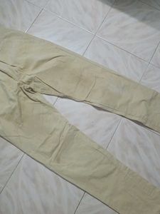 Casual Beige Pants