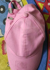 Plain Pink Baseball Cap