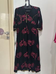 Black Long Kurti