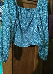 Floral Print Long Sleeve Top