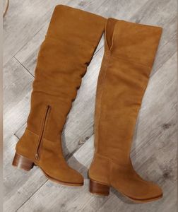Suede Over the Knee Boots