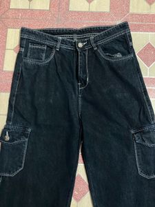Wide Leg Denim Jeans