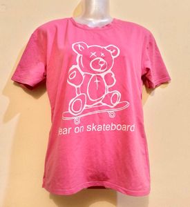 Size M/L 🎁Buy 2 Get 1 Free🎁Pink Bear Graphic Tee