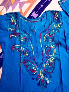 Pure Cotton Lakhnavi Kurta