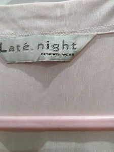 Pink Nighty With Maxi Free
