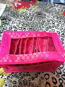 Satin Jewellery Storage Box