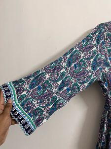 Paisley Print Dress