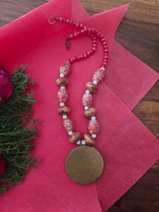 Beaded Pendant Necklace