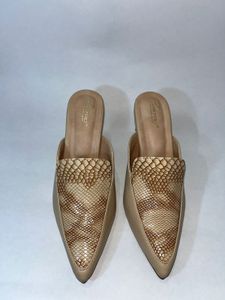 Beige Pointed Heels