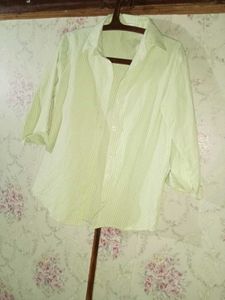 Striped Light Green Shirt