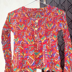 Boho Print trendy Top