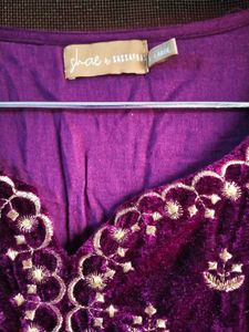 SASSAFRAS Velvet Kurta