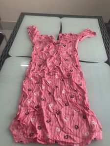 Pink Straight Kurta