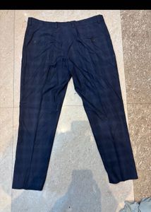 blue formal pants