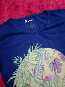 Honey By Pantaloons Navy Blue T-shirt