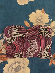 Chic Zebra Print Tube Top