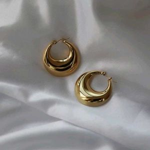 Gold Plated Hoop Earrings