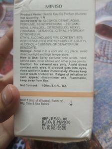 Miniso Dazzle Aurora Perfume