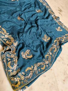 Expansive Work Saree Very Beautiful 😍