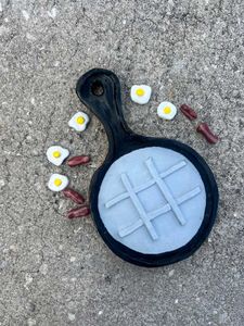 Breakfast 🍳 🥓 Themed Tic Tac Toe Set