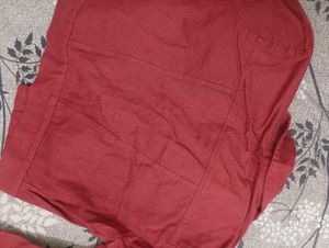 Red Denim Jacket