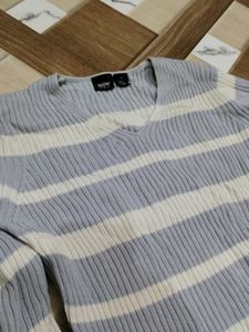 Striped Knit Sweater