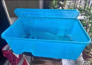 Blue Storage Container with Lid