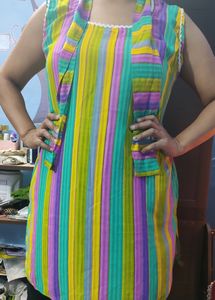 Multicolored Handmade Sleeveles