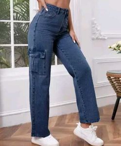 Cargo Straight Fit Jeans