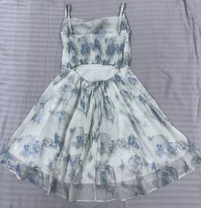 Floral Print Chiffon Dress
