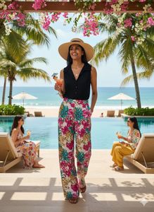 ✨ZARA Luxe Crinkle-Effect Blouse!Effortless Chic🖤